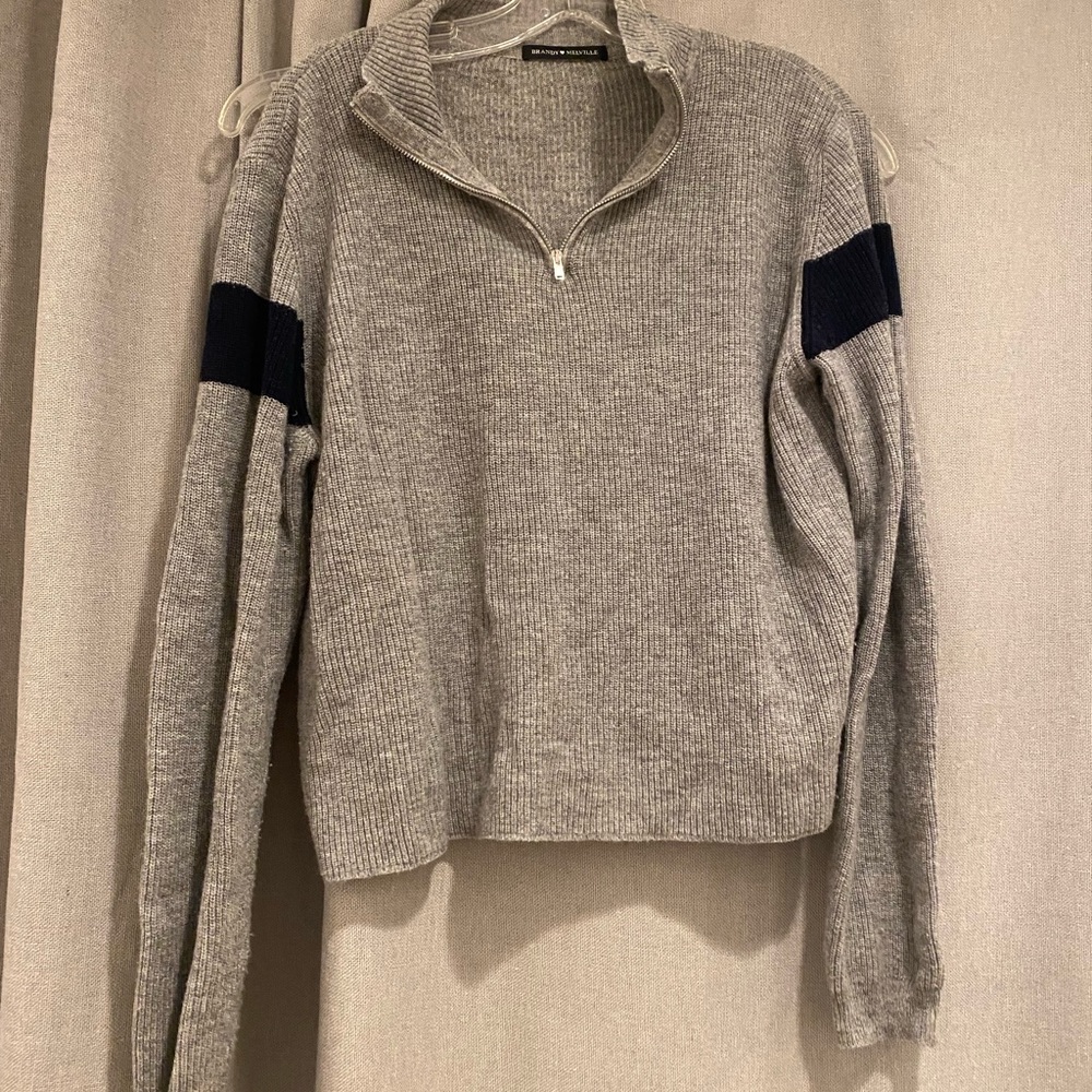 BRANDY QUARTER ZIP LONG SLEEVE